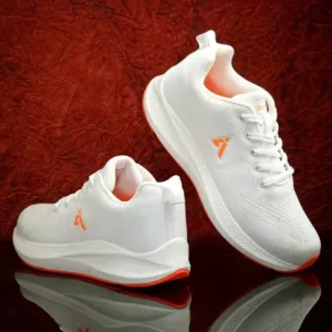 Action Athleo ATG-496 Light Weight,Comfortable,Trendy,Running, Breathable,Gym Running Shoes For Men  (White , 8) (FK)
