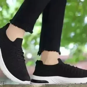 Latest Collection of Sports Gym, Running, walking, outdoor Walking Shoes for Women's (Black) (s-250794030)