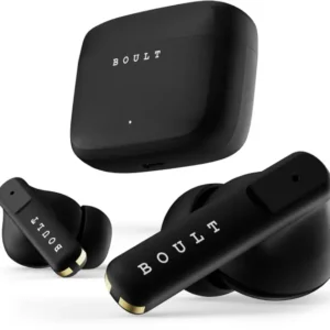 Boult Z60 with 60Hr Battery, Quad Mic ENC, 50ms Ultra Low Latency, Made In India, 5.3 Bluetooth  (Raven Black, True Wireless)