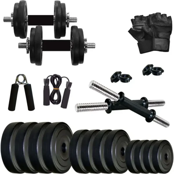 KRX PVC 14KG DM COMBO 2 Adjustable Dumbbell  (14 kg) (FK)