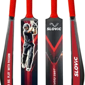 SLOVIC Lightweight High-Quality Plastic Tennis Cricket Bat for Kids| Indoor & Outdoor| PVC/Plastic Cricket Bat For 12 - 14 Yrs  (790 g)