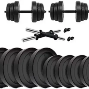 fitwell FITNESS PVC Weight Plates Dumbbell Set Adjustable Dumbbell Adjustable Dumbbell  (18 kg) (FK)
