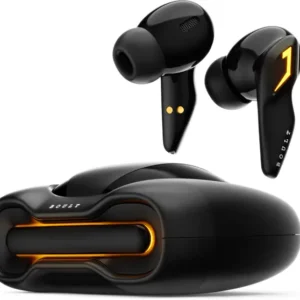 Boult Astra with Quad Mic ENC, 48Hrs Battery, Low Latency Gaming, Made  (FK)in India, 5.3v Bluetooth  (Black Gloss, True Wireless)