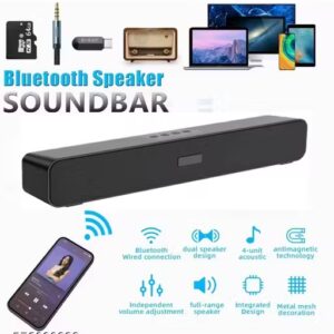 M423SP (PORTABLE HOME TV) Dynamic Thunder Sound 2400mAh Battery 10W Bluetooth Speaker (Black, Stereo Channel)