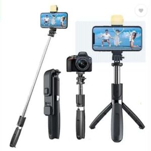 NAFA Bluetooth Selfie Stick (Black, Remote Included)