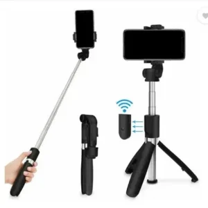 Rutba Bluetooth Selfie Stick (Black, Remote Included)